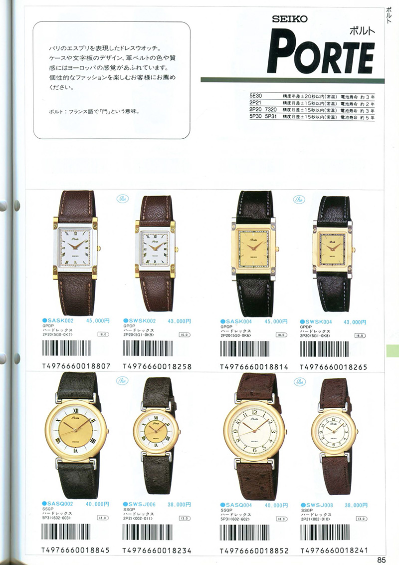 Seiko Catalog
