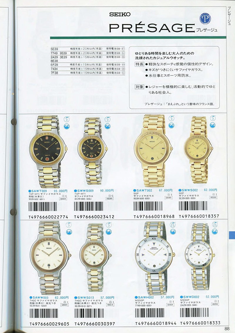 Seiko Catalog
