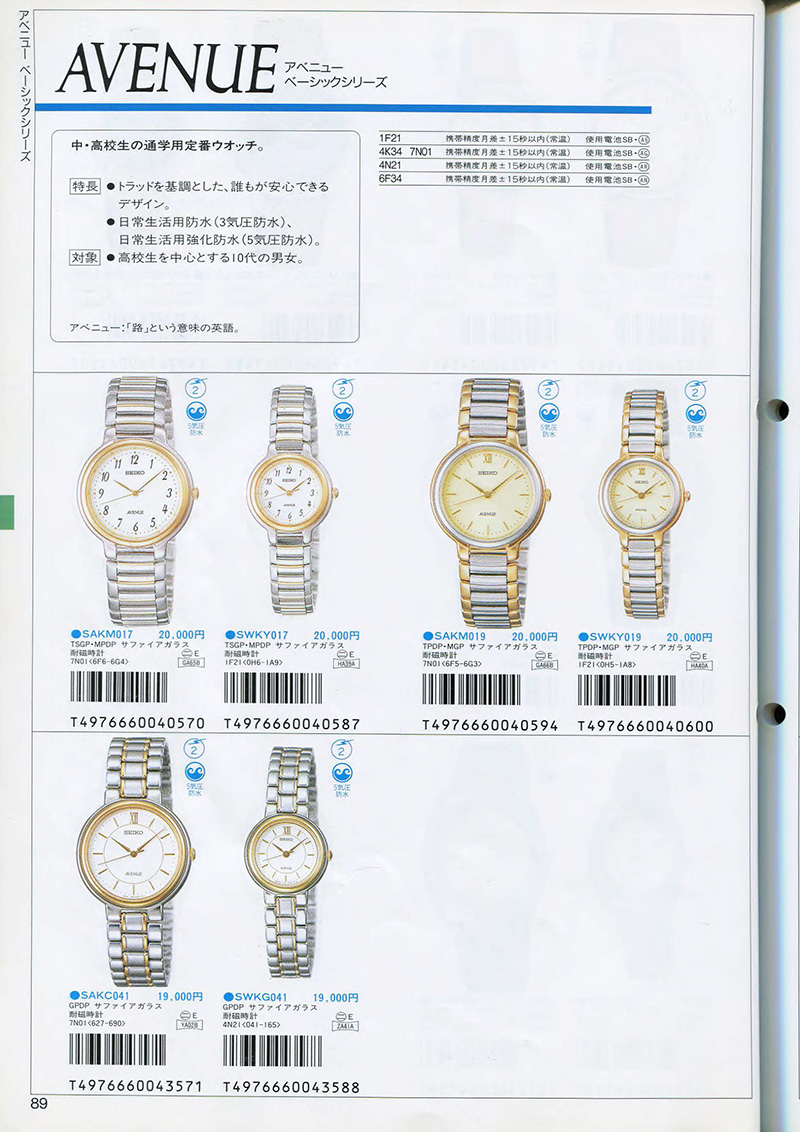 Seiko Catalog