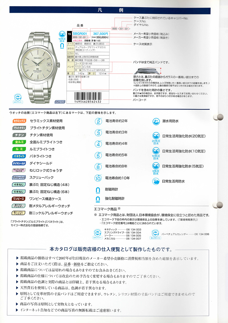 Seiko Catalog