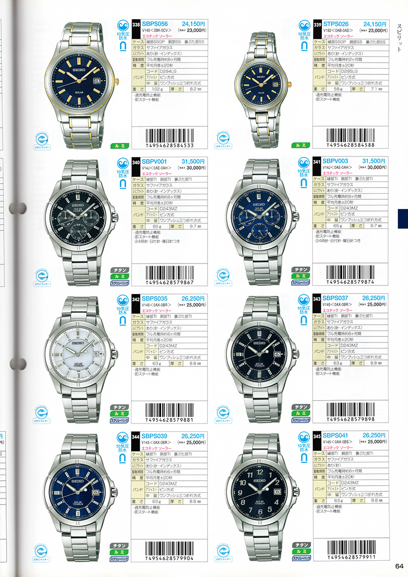 Seiko Catalog