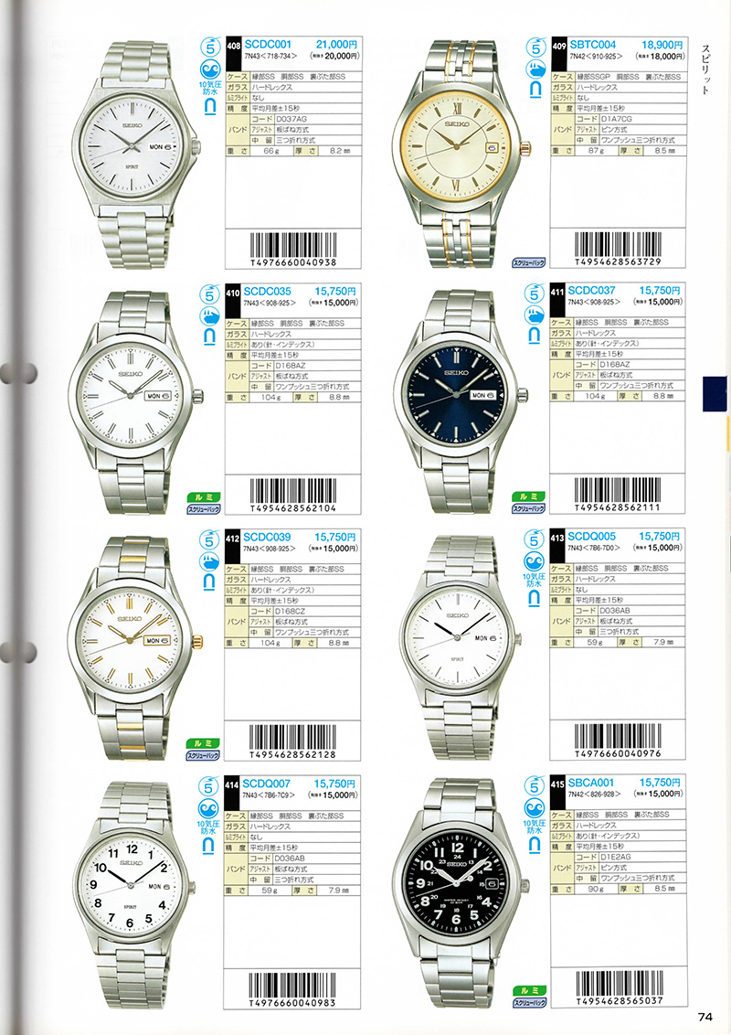Seiko Catalog