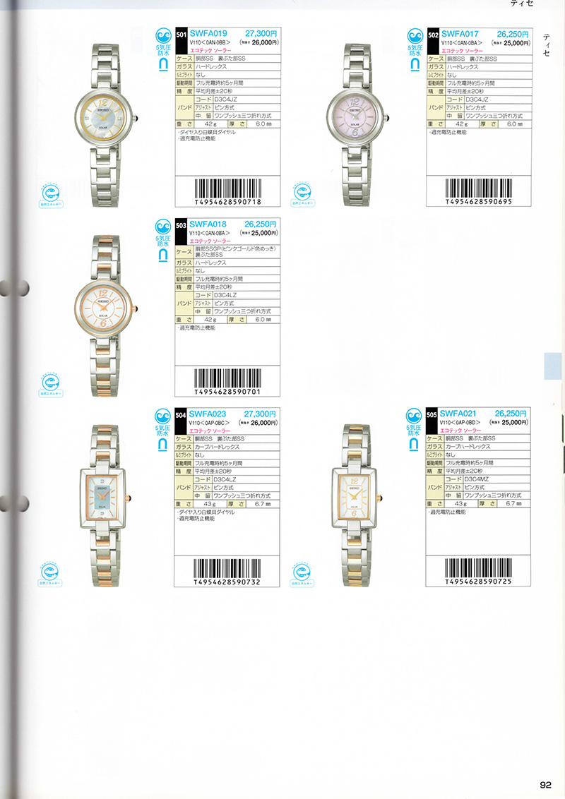 Seiko Catalog