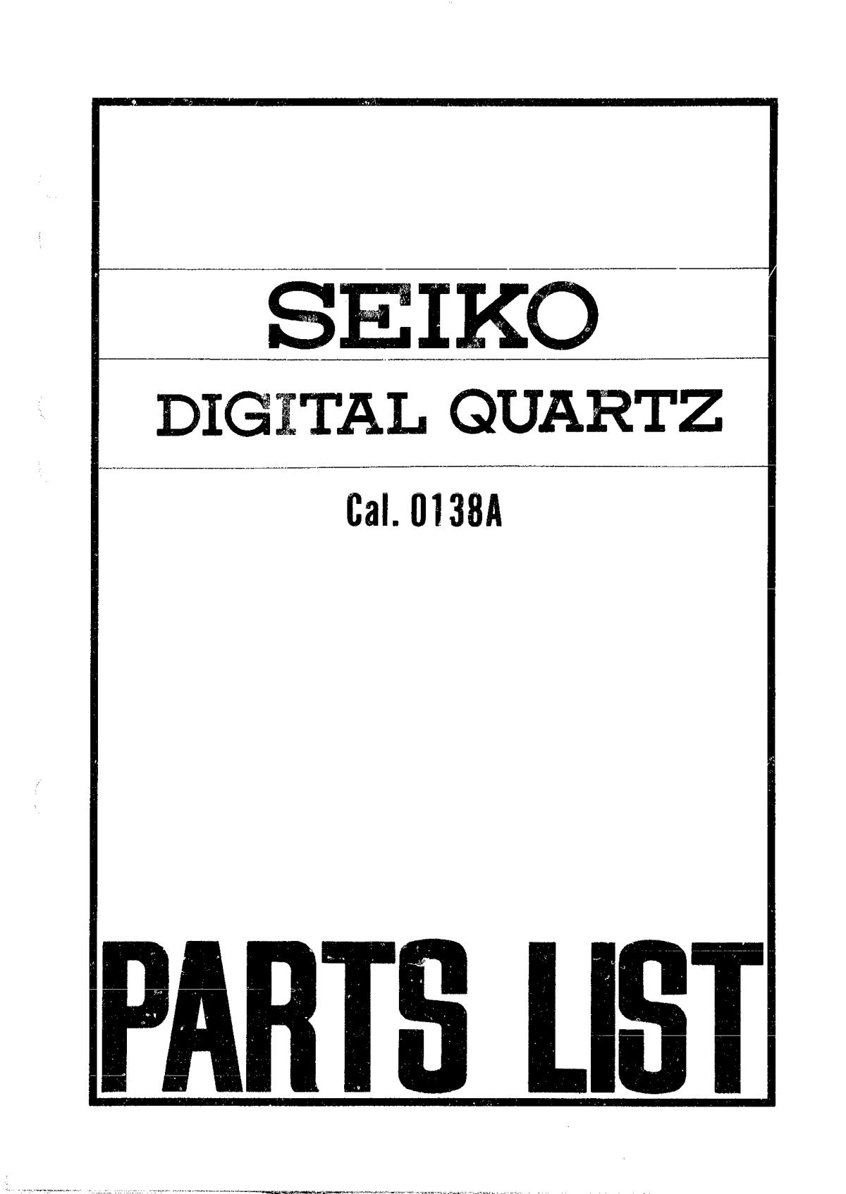 watch movement technical information