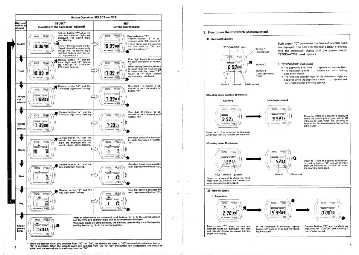 watch movement technical information