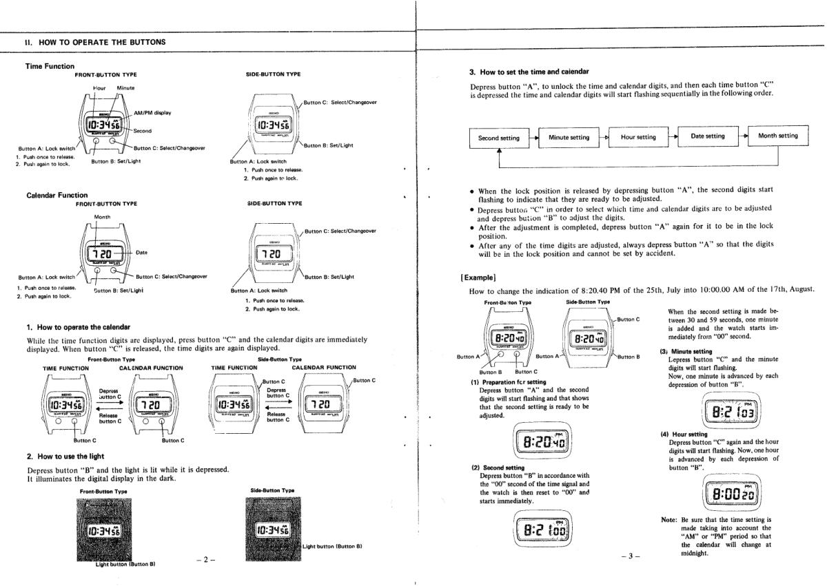 watch movement technical information