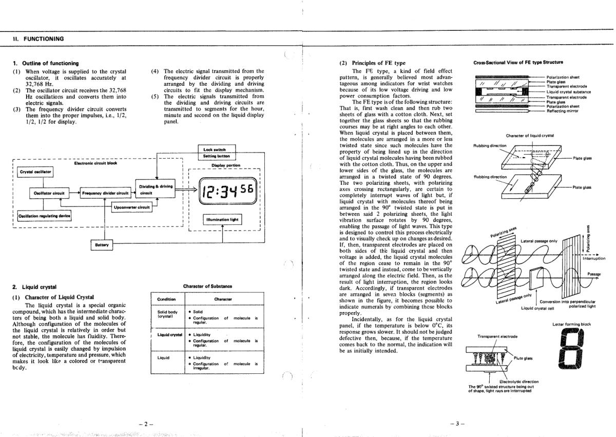 watch movement technical information