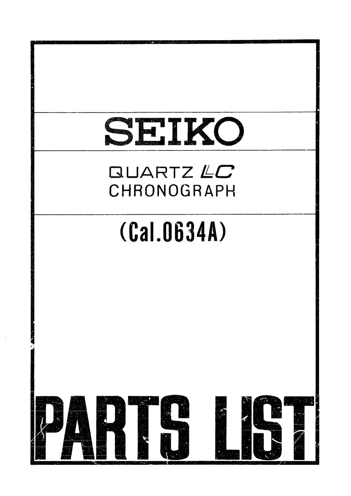 watch movement technical information