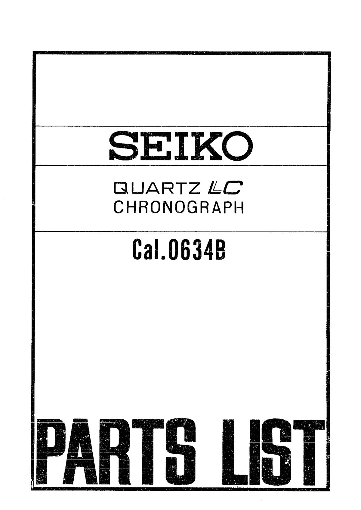watch movement technical information