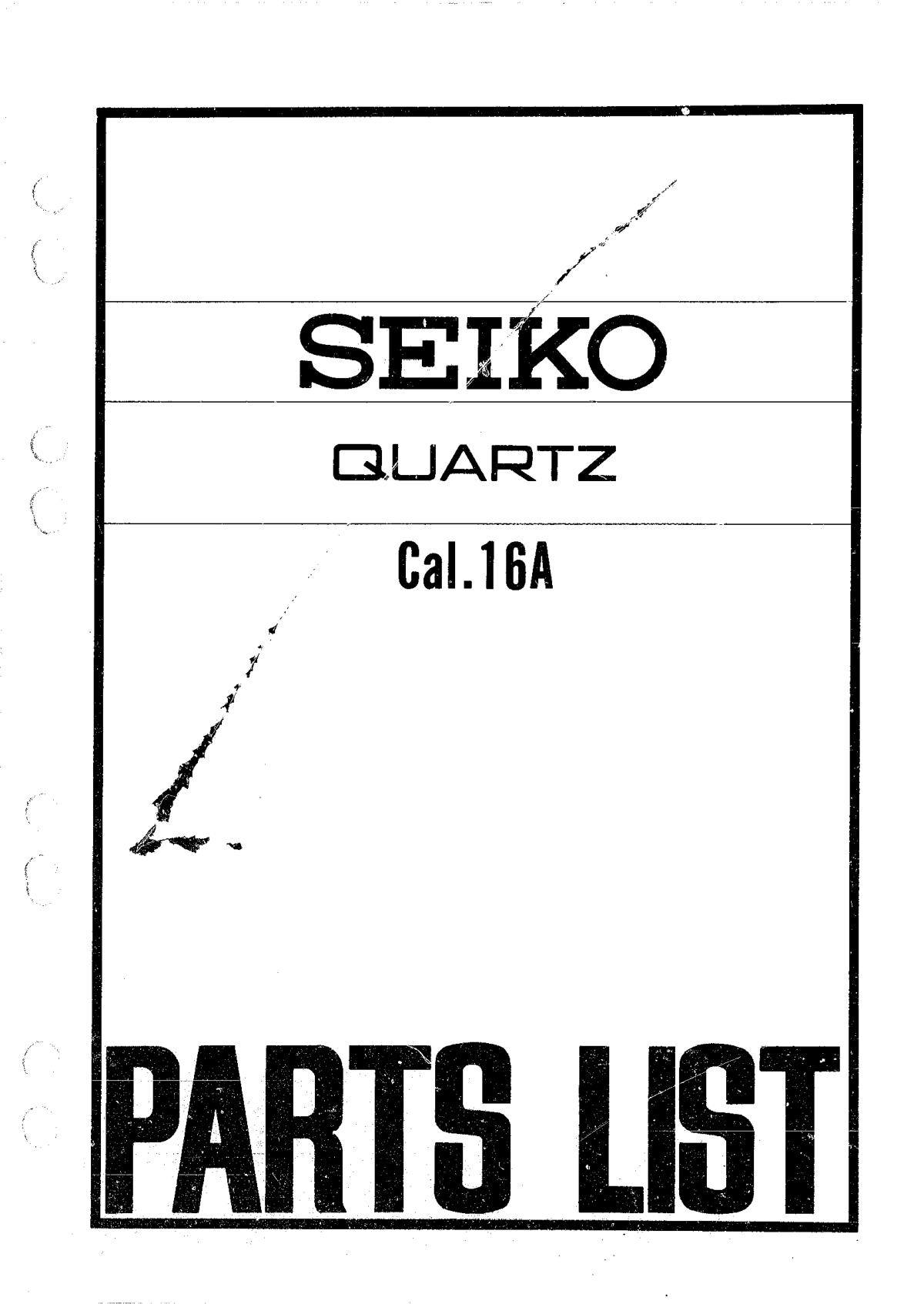 watch movement technical information