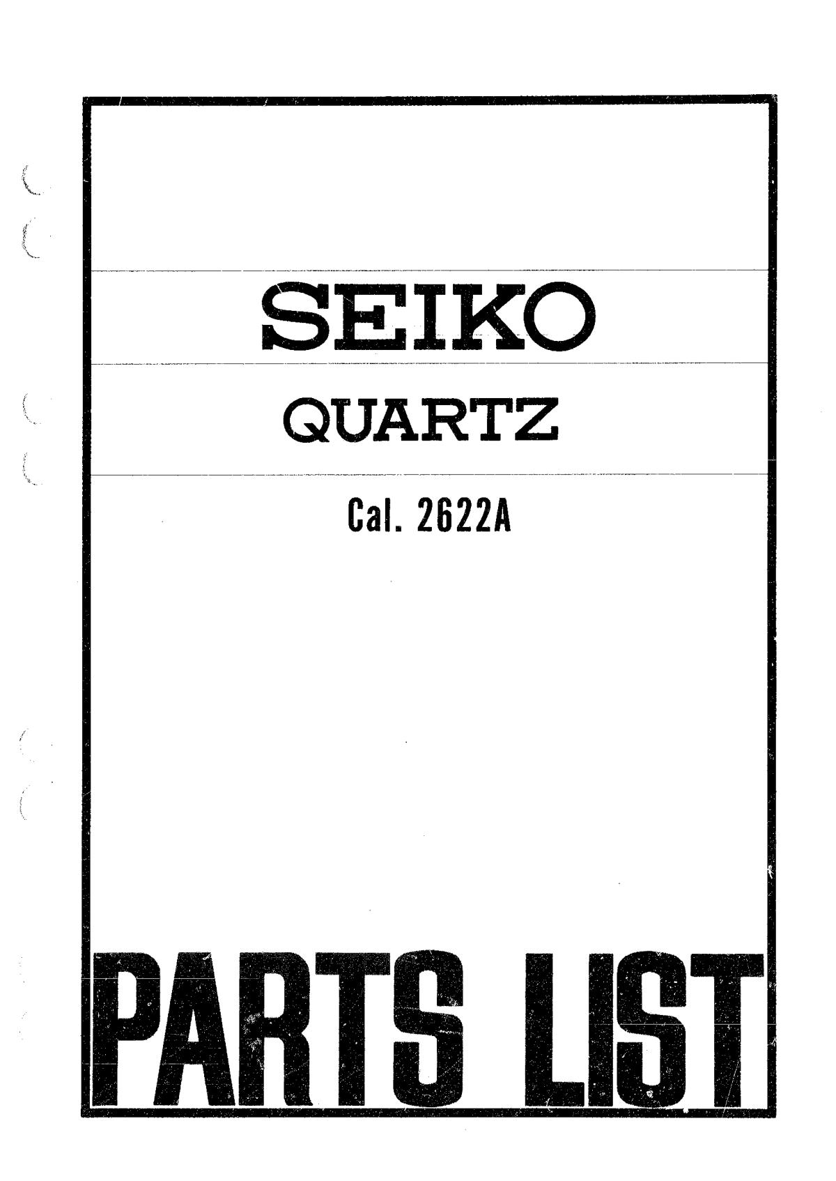 watch movement technical information