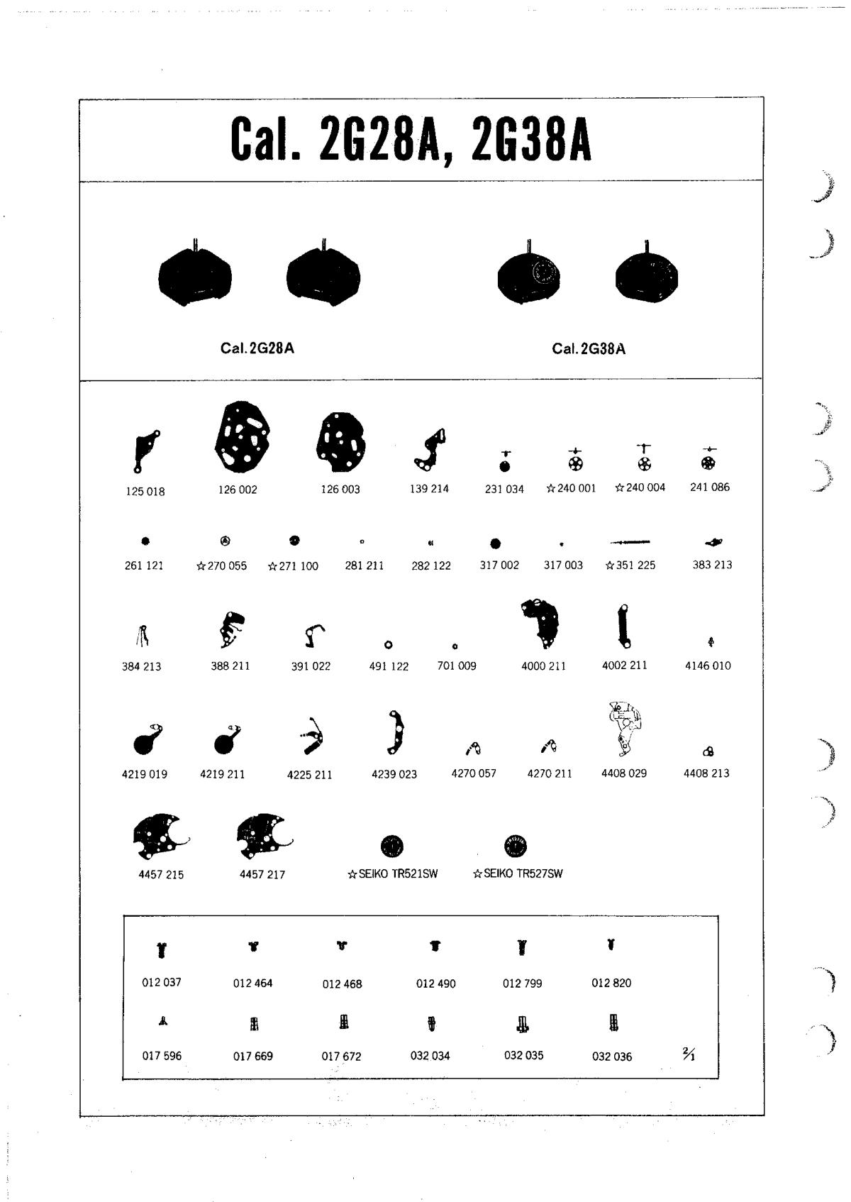 watch movement technical information