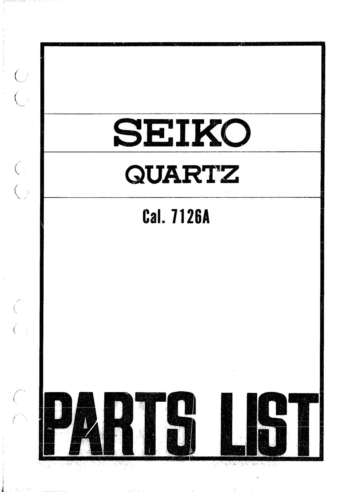 watch movement technical information