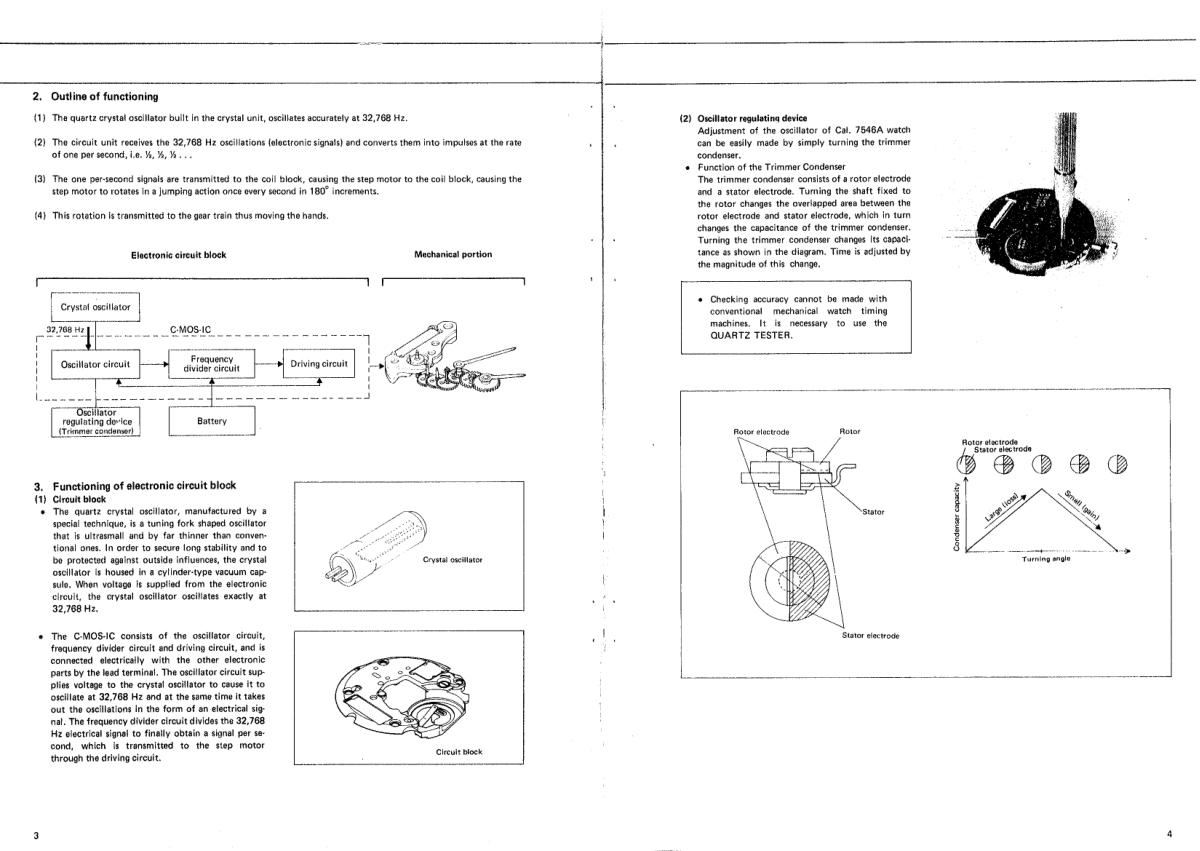watch movement technical information