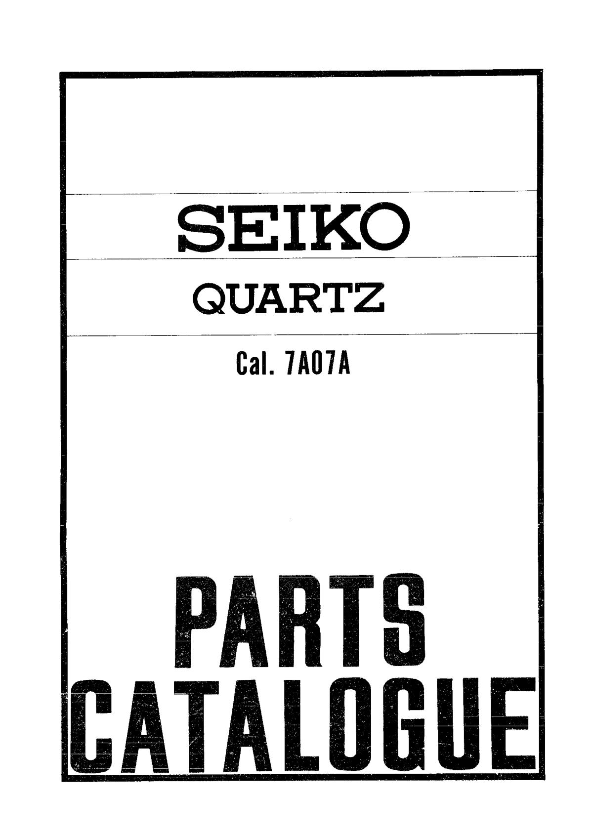watch movement technical information